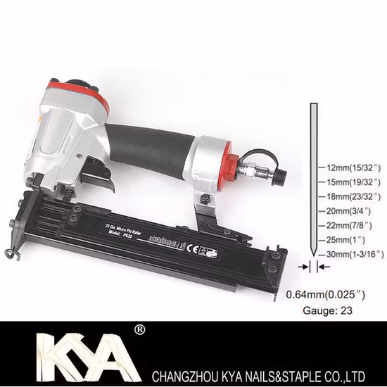 Ferramenta pneumática P630 Pin Nailer para união, construção